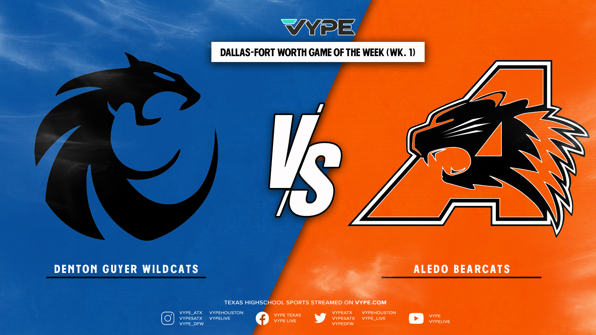VYPE DFW Football Game of the Week: Denton Guyer vs. Aledo (Week 1)