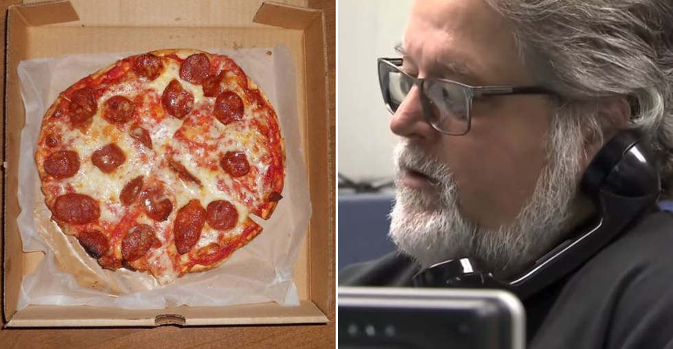 When a 911 operator got a call for a 'large pizza' he quickly realized a woman was in trouble
