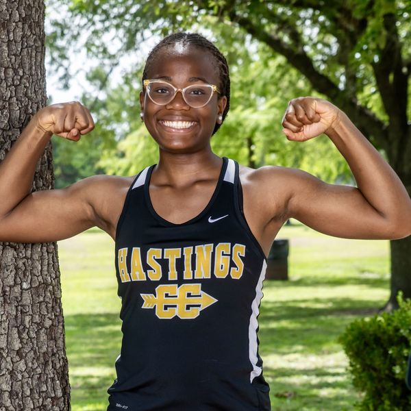 EYES ON THE PRIZE: Ebiringa brings humble poise to Hastings Cross Country rise