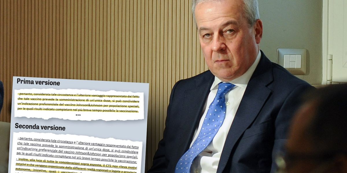 verbale del cts aggiustato per rifilare vaccini ai ragazzi
