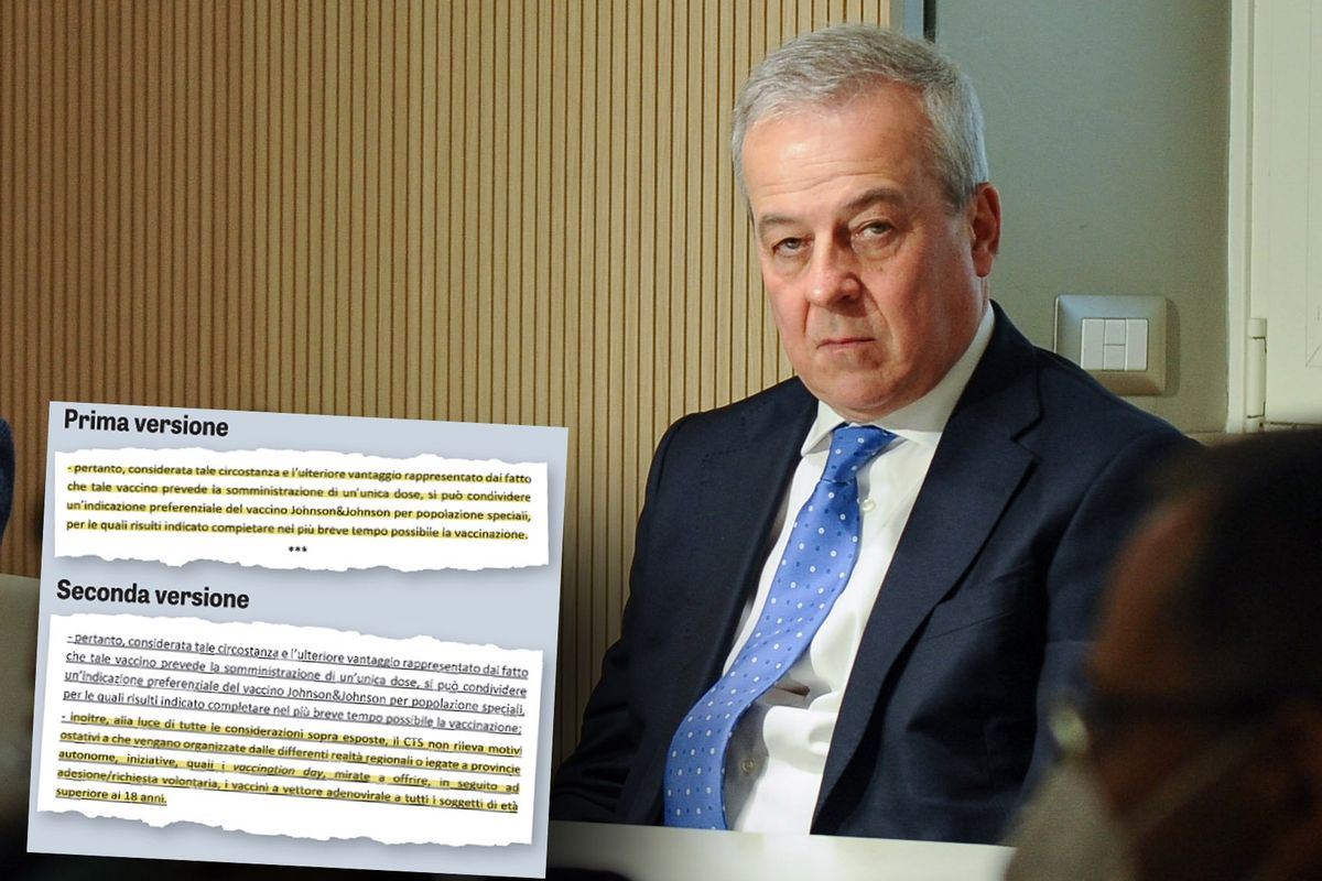 Verbale del cts «aggiustato» per rifilare vaccini ai ragazzi