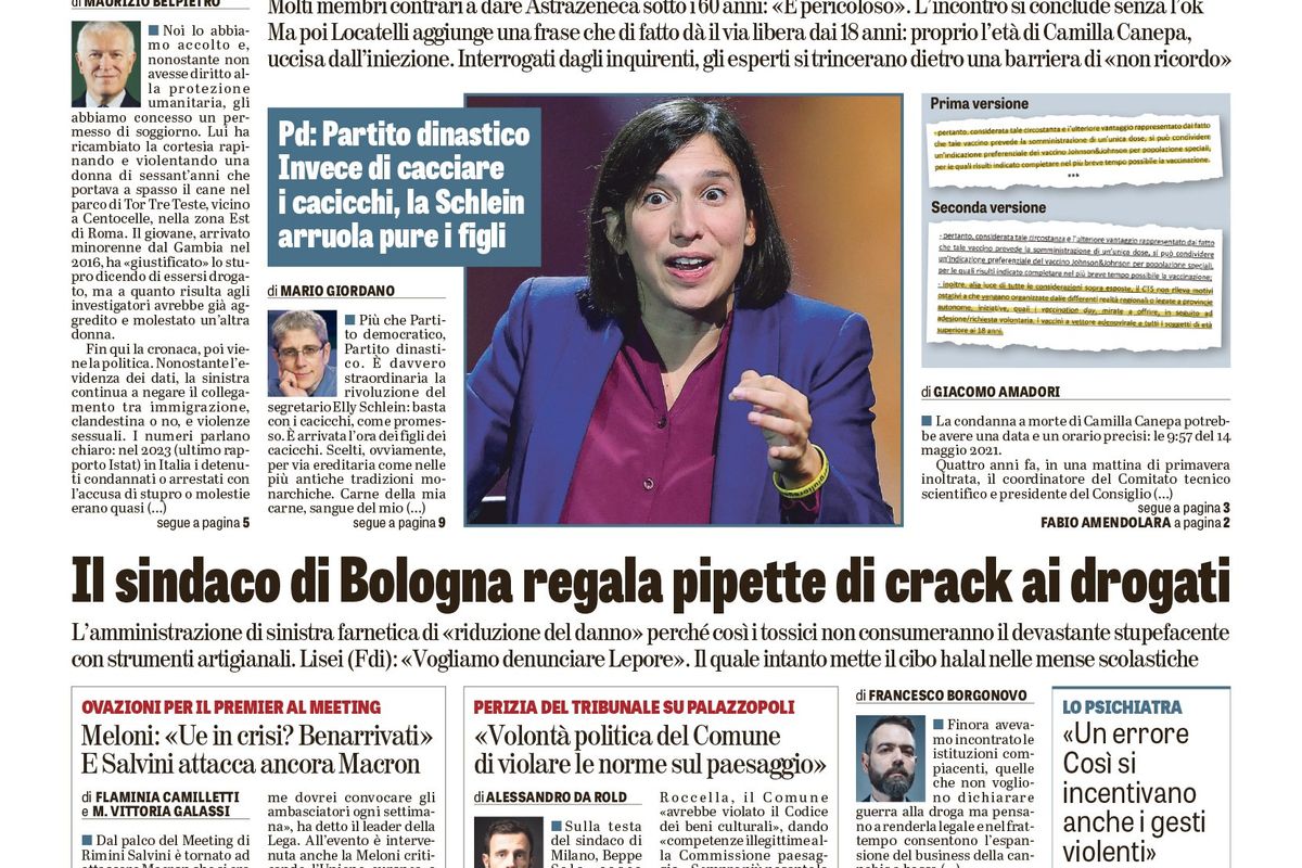 Oggi in edicola