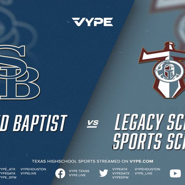 7PM - Football: Second Baptist vs. Legacy School Sports Science
