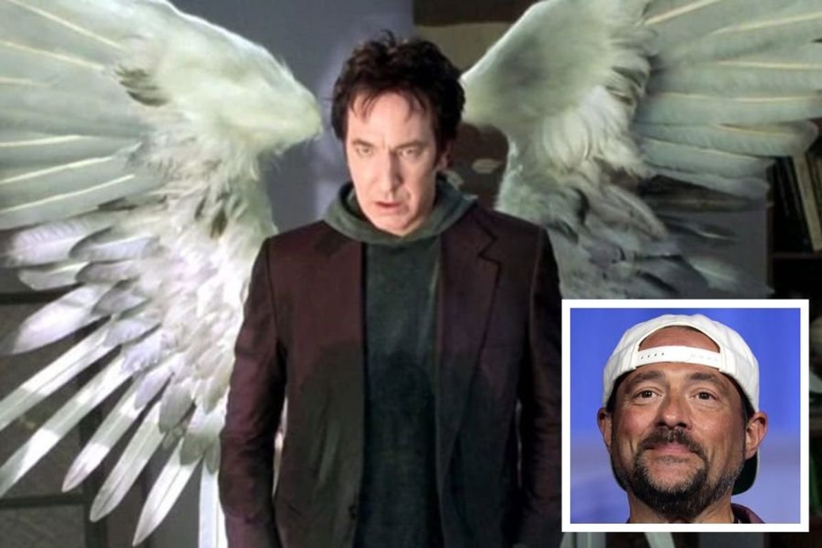 dogma, dogma screening, dogma 25th anniversary, kevin smith, alan rickman, alan rickma dogma, rich eisen