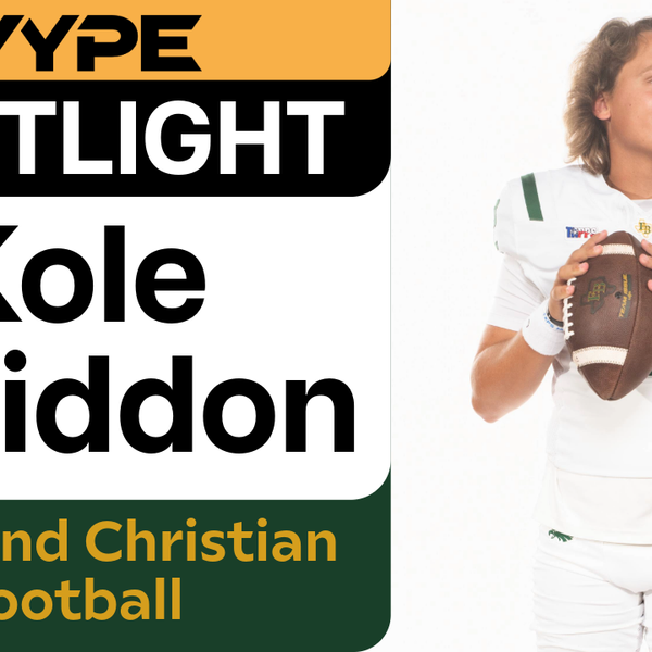 VYPE Spotlight: Kole Whiddon of FBCA Football