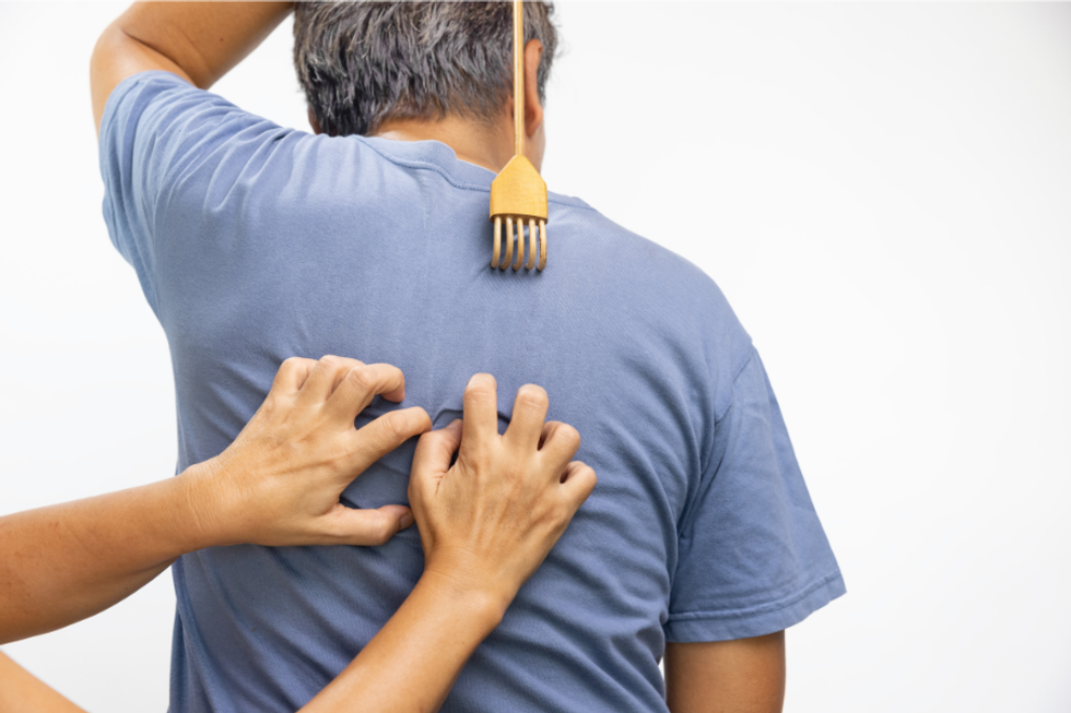 back scratching; touch starvation; touch depravation; the scratcher girls; back scratch business