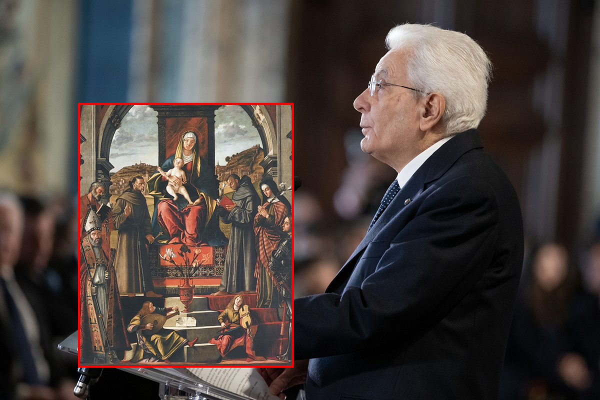 Mattarella va in visita in Slovenia e l’Italia cede la pala di Carpaccio