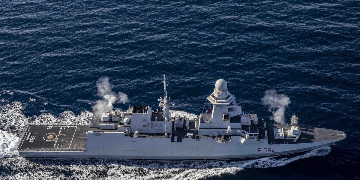 la alpino storia della fregata inviata da crosetto verso la flotilla
