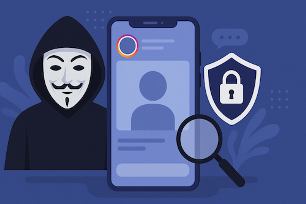 illustration of smartphone and privacy being breached.