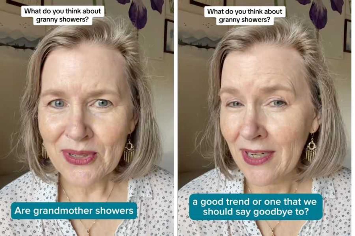 grandma showers, grandparents, parenting, family, boomers, kids, babies,