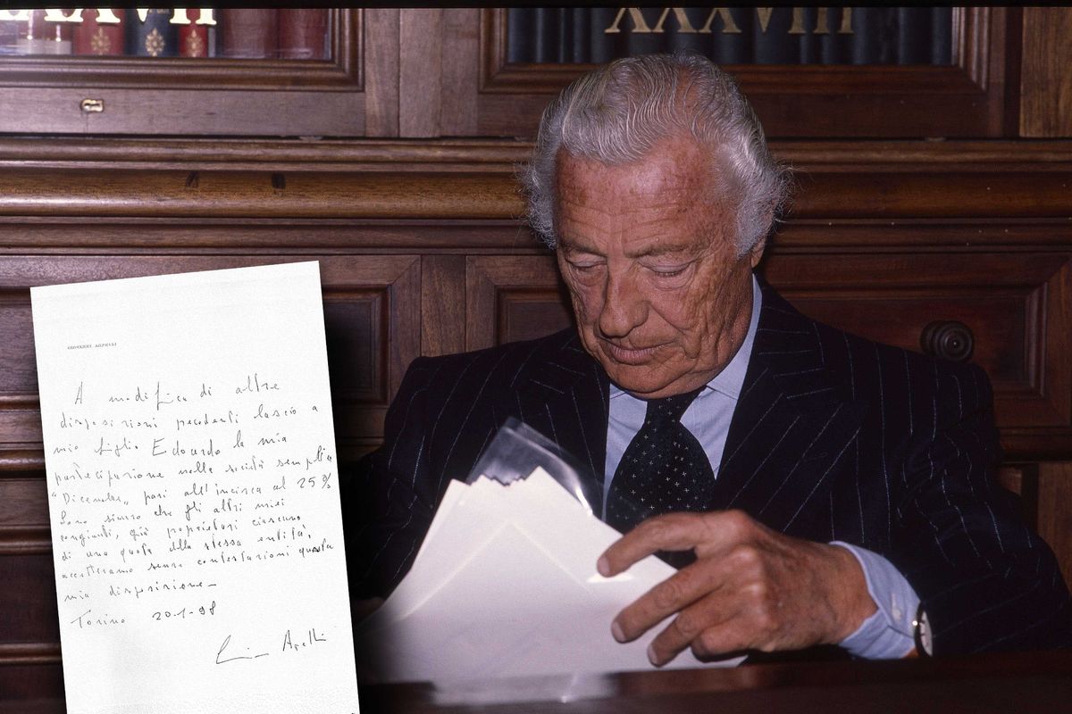 La carta segreta di Gianni Agnelli può cambiare la storia dell’eredità