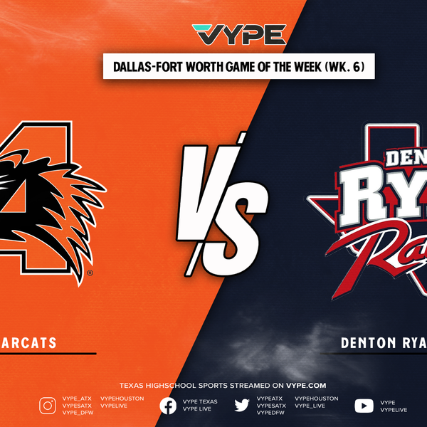 VYPE DFW Football Game of the Week Preview: Aledo vs. Denton Ryan (Week 6)