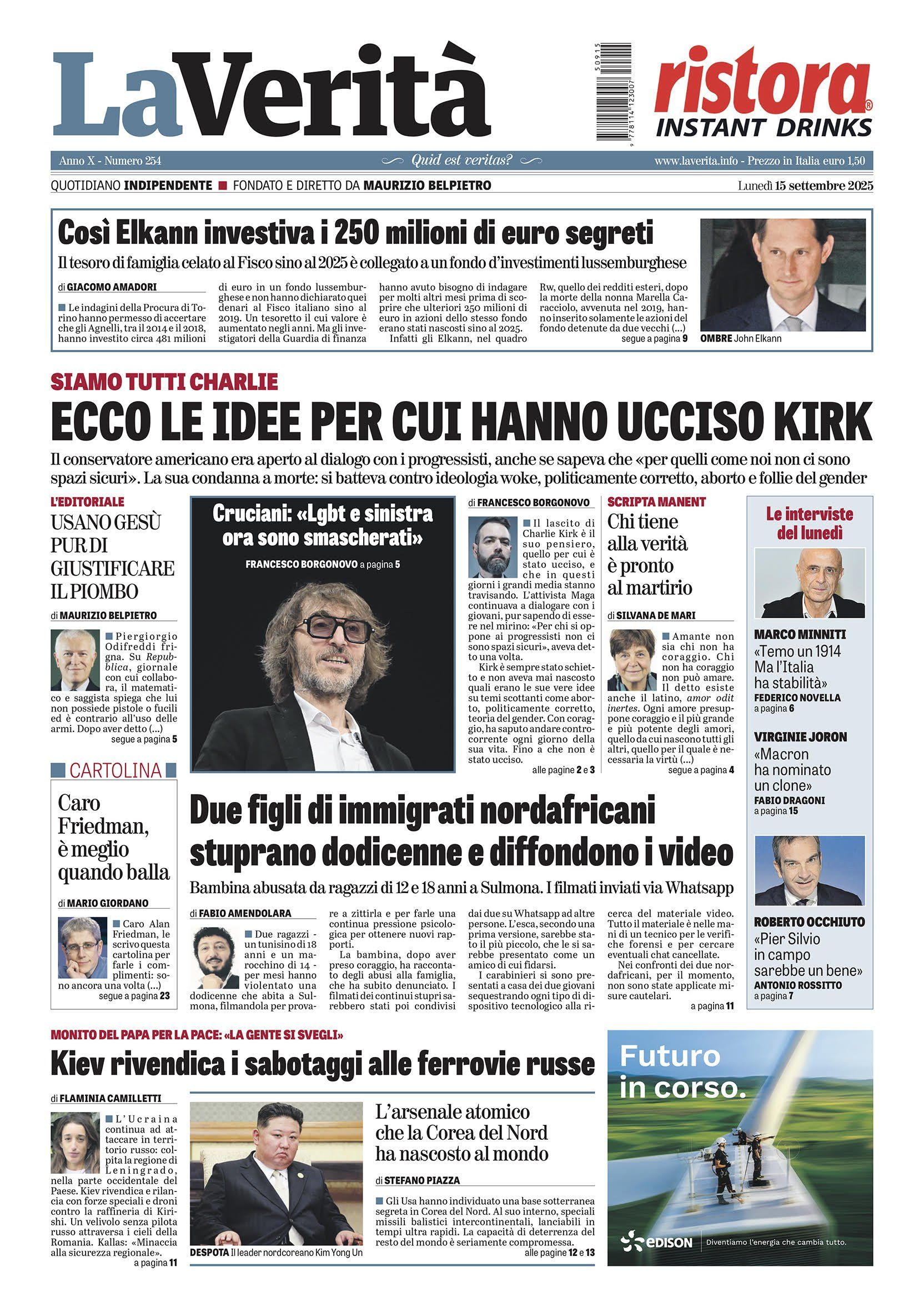 Oggi in edicola