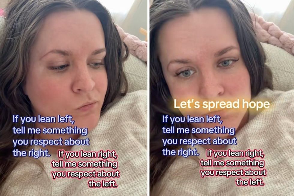 Folks on 'left' and 'right' share one thing they respect about one another. It's giving hope.