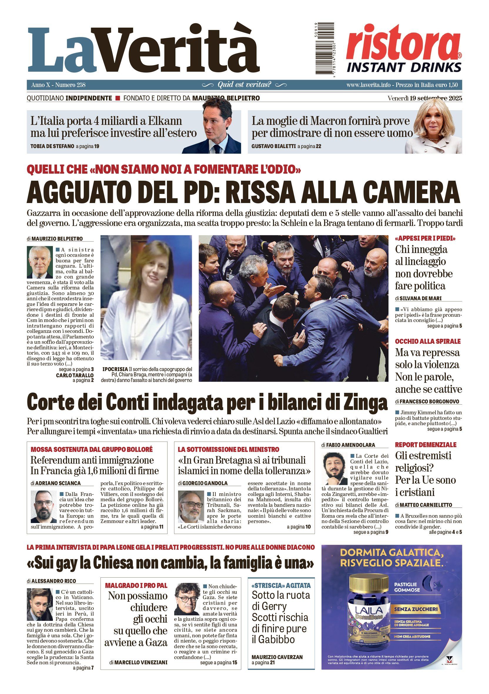 Oggi in edicola