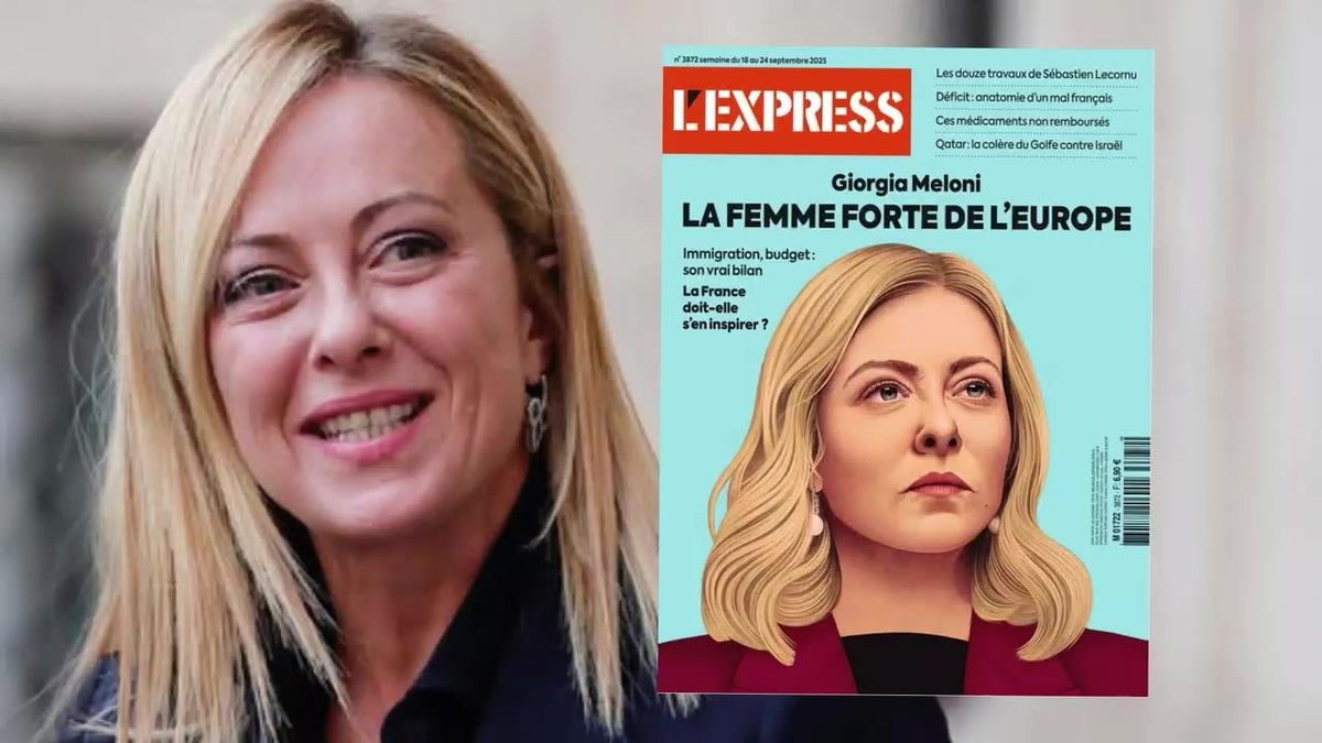 Meloni sulla copertina dell’«Express». Altra botta all’armata BrancaSchlein