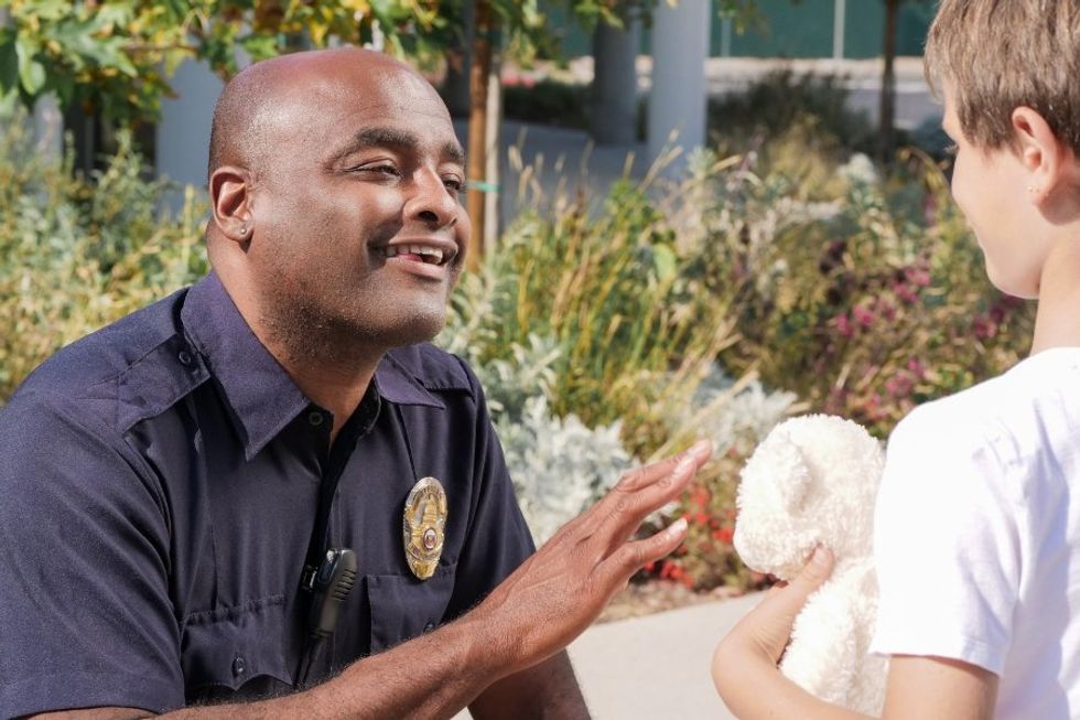 A police officer's compassionate act inspired a program to help officers offer a 'hand-up'