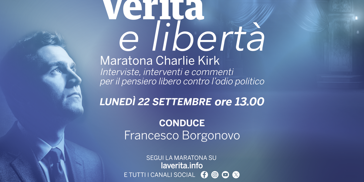«Verità e libertà». Una maratona dedicata a Charlie Kirk «Verità e libertà». Una maratona dedicata a Charlie Kirk