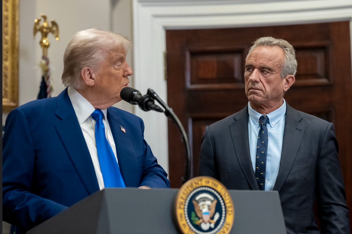Flanked By RFK Jr, Trump Spews Lies About Autism, Tylenol...And Amish