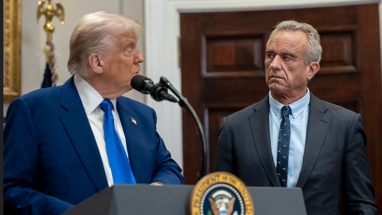 Flanked By RFK Jr, Trump Spews Lies About Autism, Tylenol...And Amish