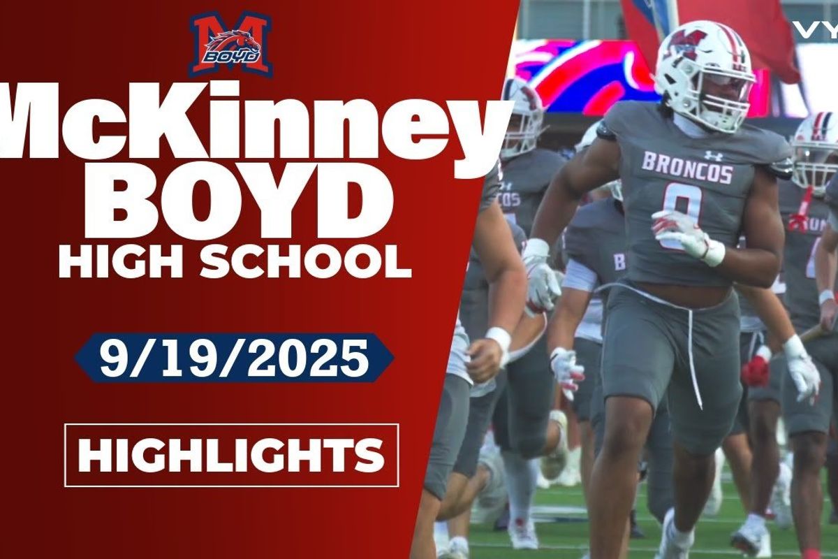VYPE Highlights | McKinney Boyd Broncos vs Prosper Eagles Football