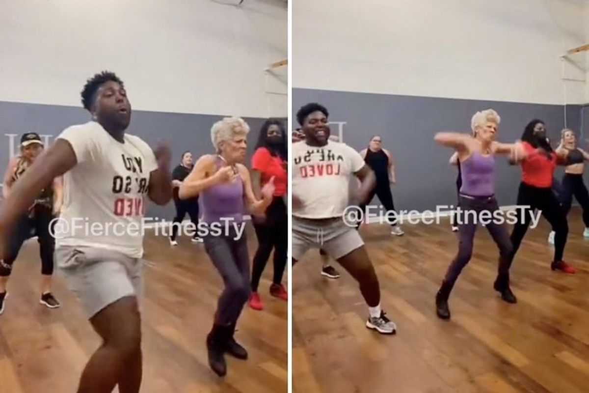 fitness, hip-hop, dance class, granny, Ms. Stephanie, c