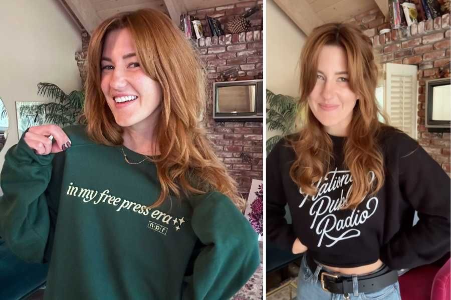 NPR, national public radio, public broadcasting, merch, crop tops