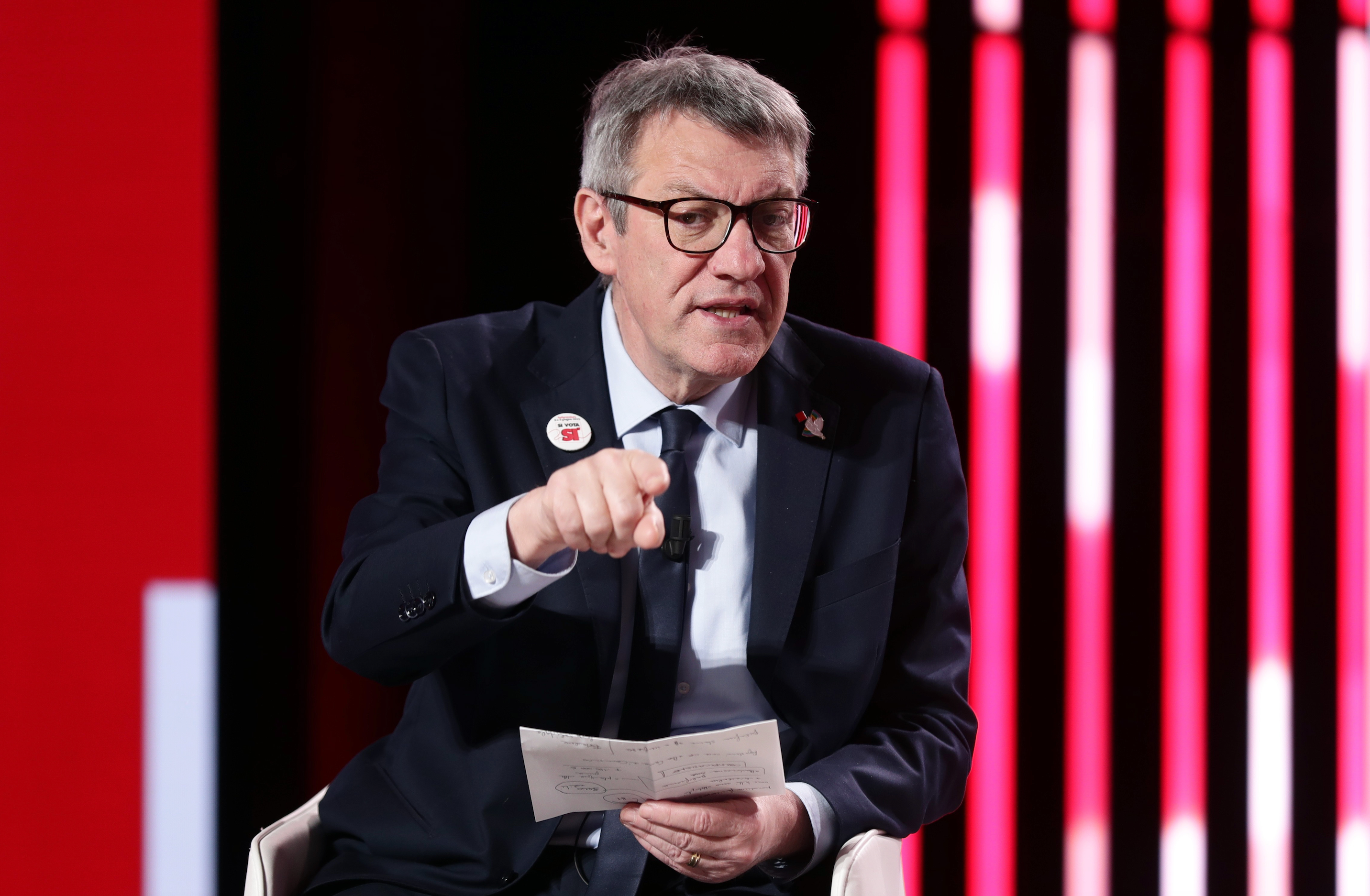 Landini va a chiedere la patrimoniale a chi accusa di «complicità in genocidio»