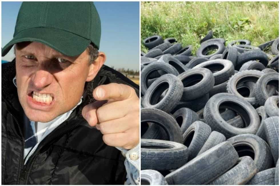 fly-tippers, illegal dumping, stuart baldwin, karma, uk news