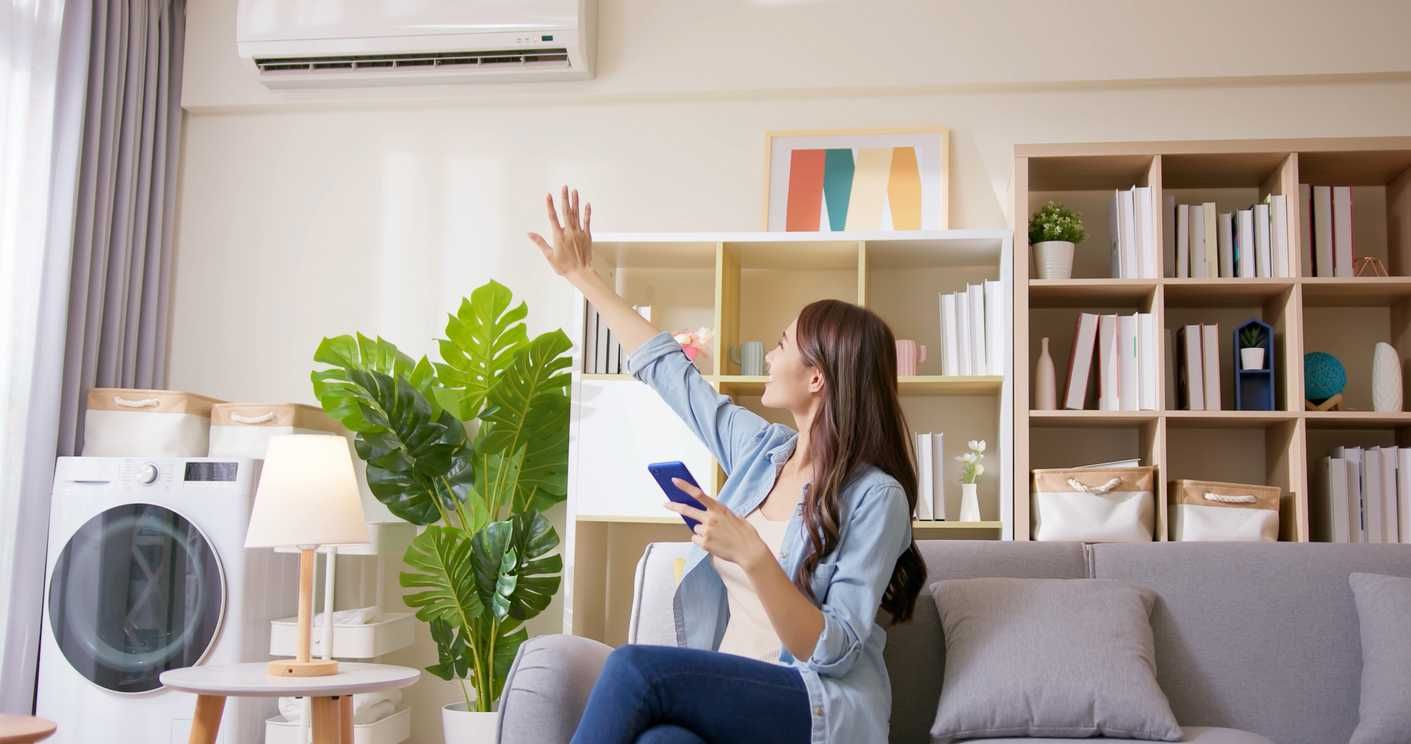 woman in a smart home photo