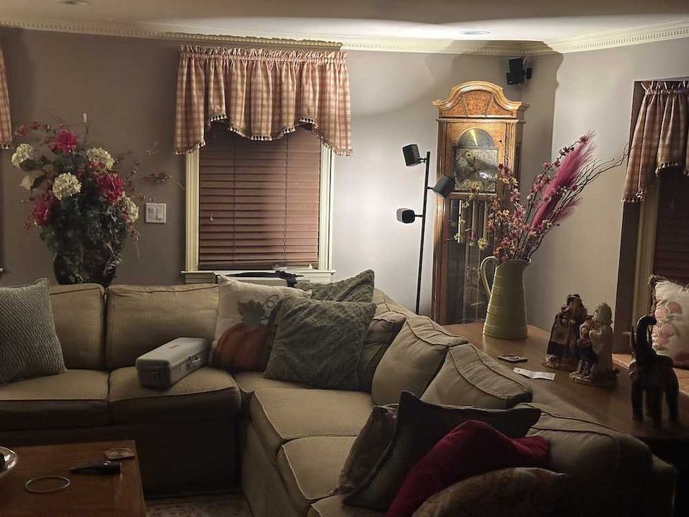 photo of Govee Tree Floor Lamp in a den