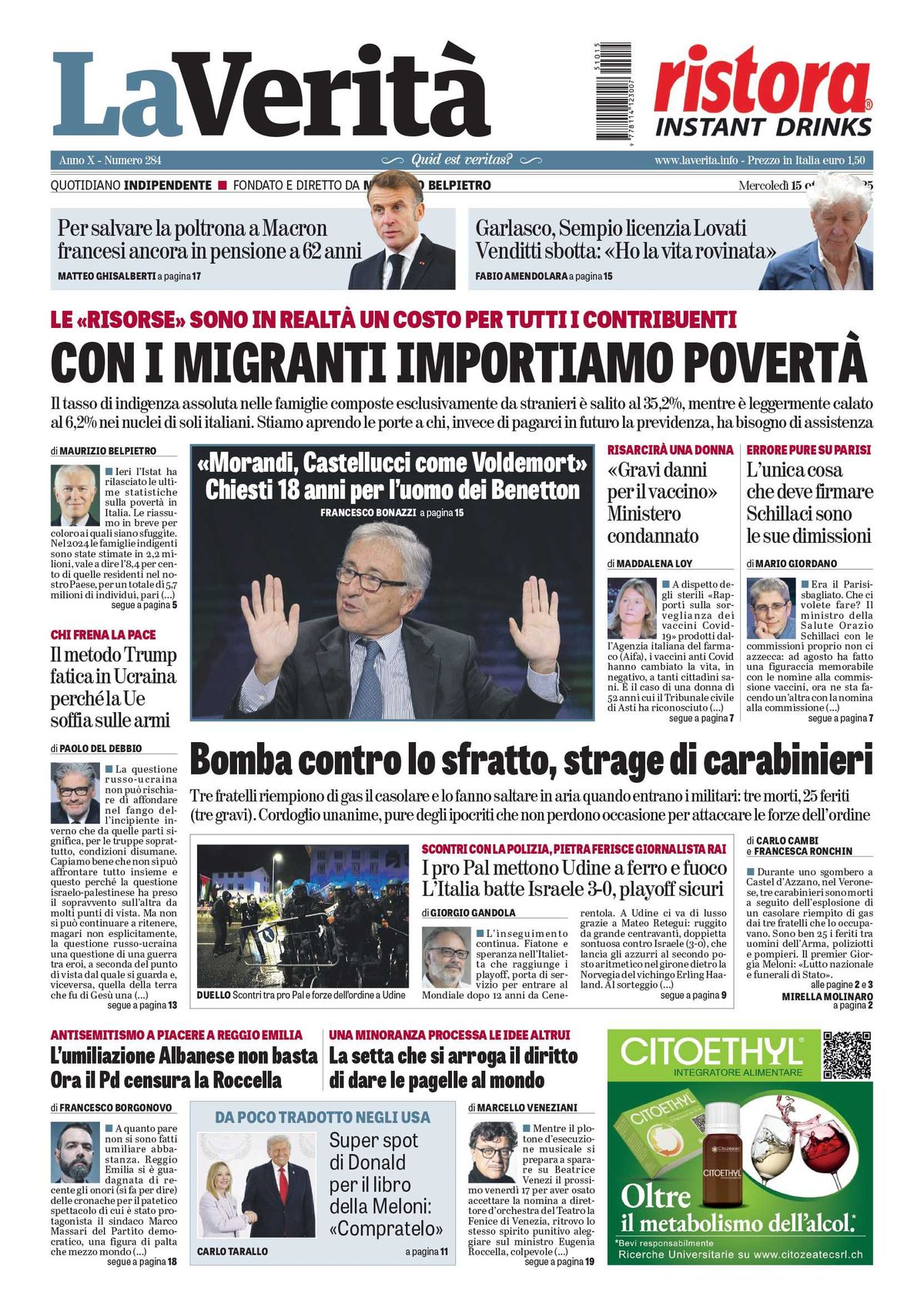 Oggi in edicola