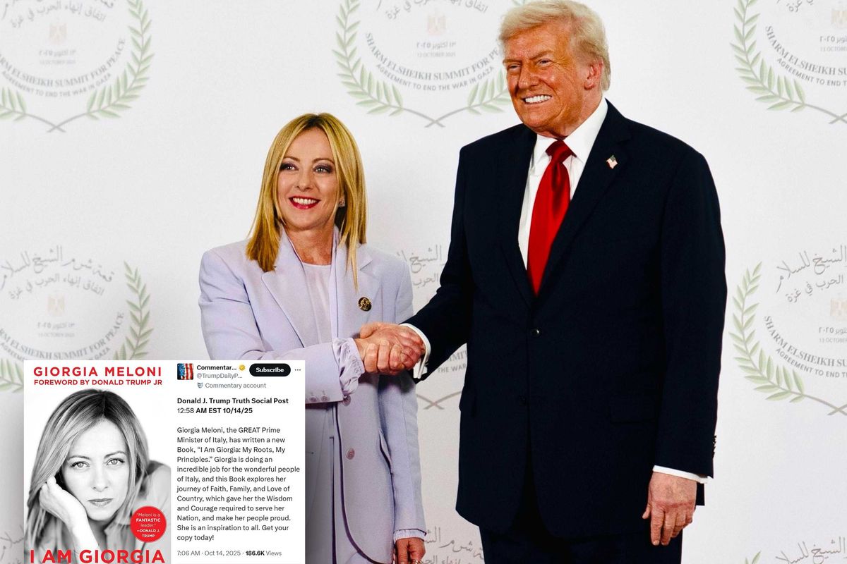 Trump innamorato di Meloni: «Comprate tutti il suo libro»