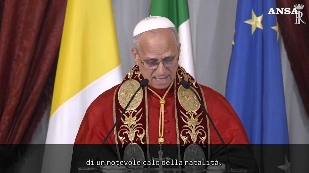 Il Papa: «Calo della natalità, occorre aiutare le famiglie»