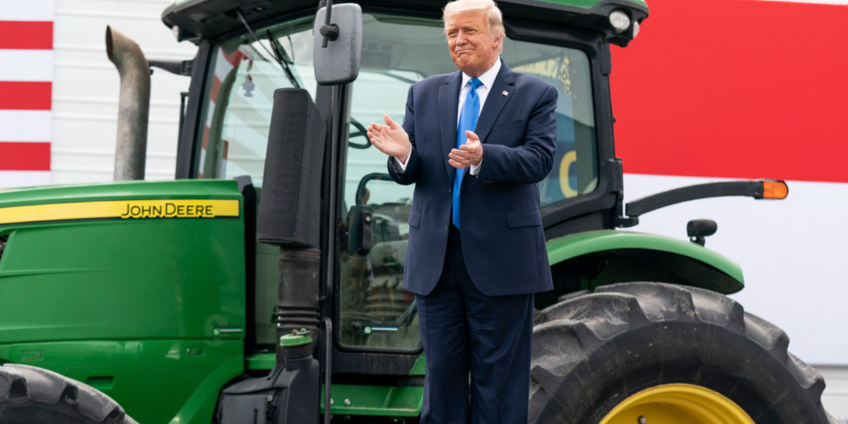 Donald Trump's 'Love' Is Still Driving American Farmers Into Ruin