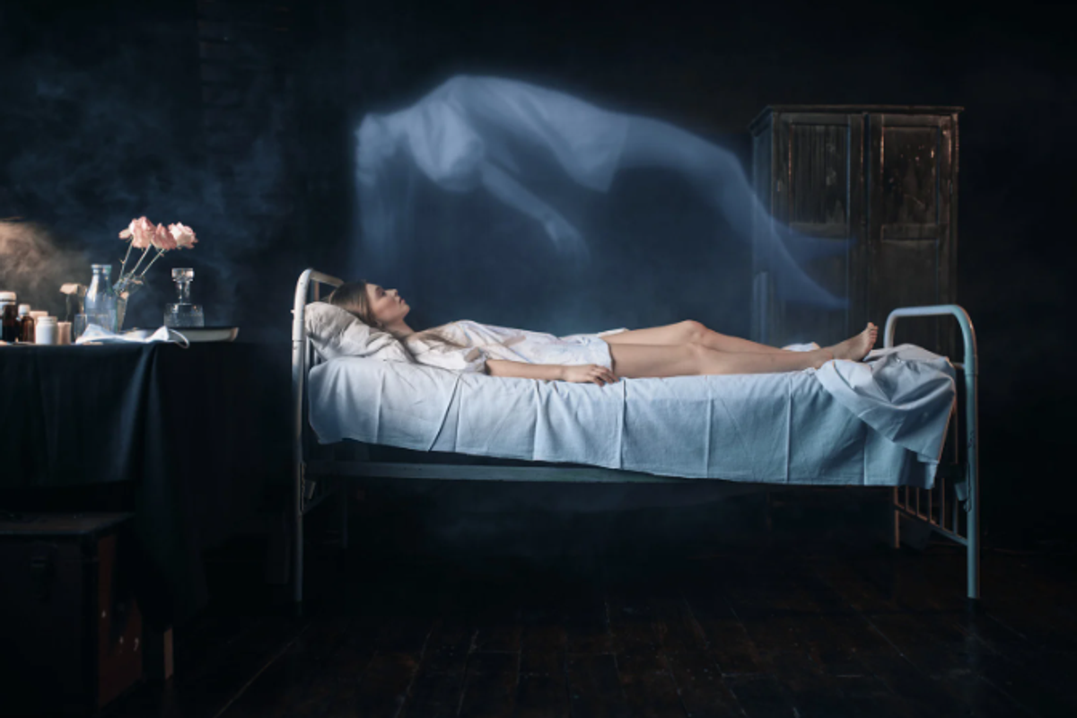 out of body, leaving body, nde, obe, spiritual experience, death,