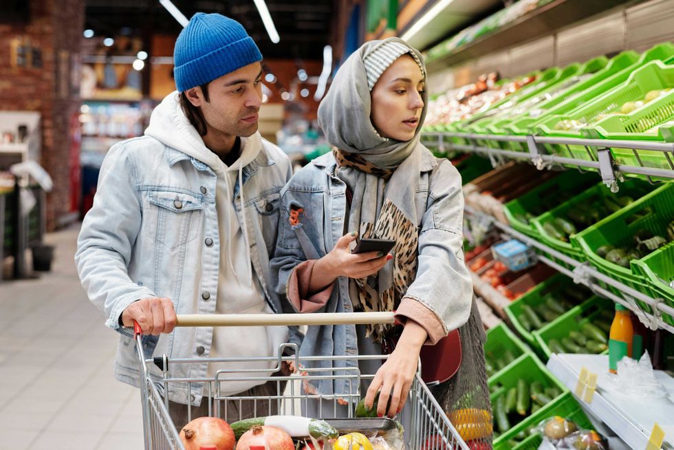 grocery list, groceries, food shopping, digital list, shopping, food