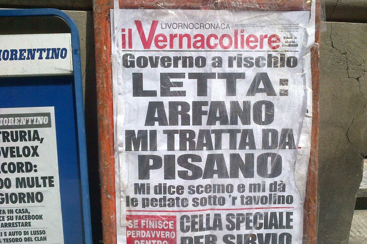 Il «Vernacoliere» è al canto del cigno. Così il telefonino ha ucciso la satira