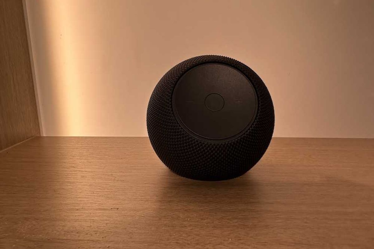 Photo of Amazon Echo Studio smart speaker.