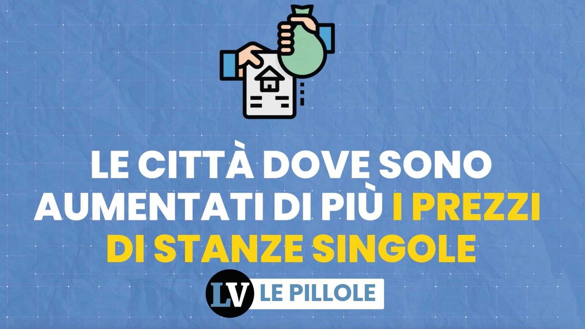 Le città dove sono aumentati di più i prezzi di stanze singole