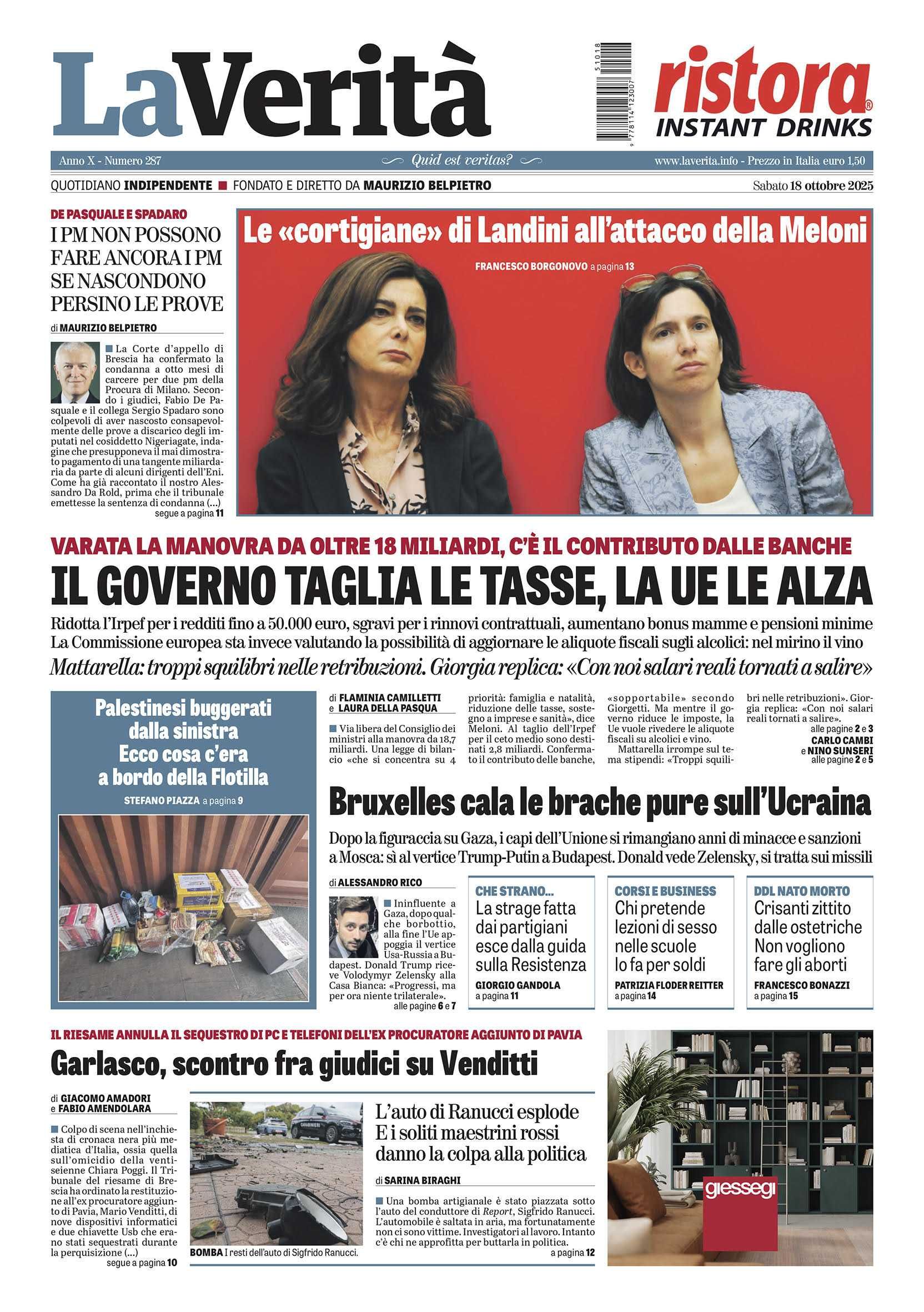 Oggi in edicola
