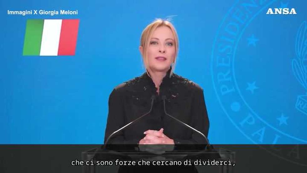 Meloni: «La cultura woke cerca di dividere Italia e Usa»