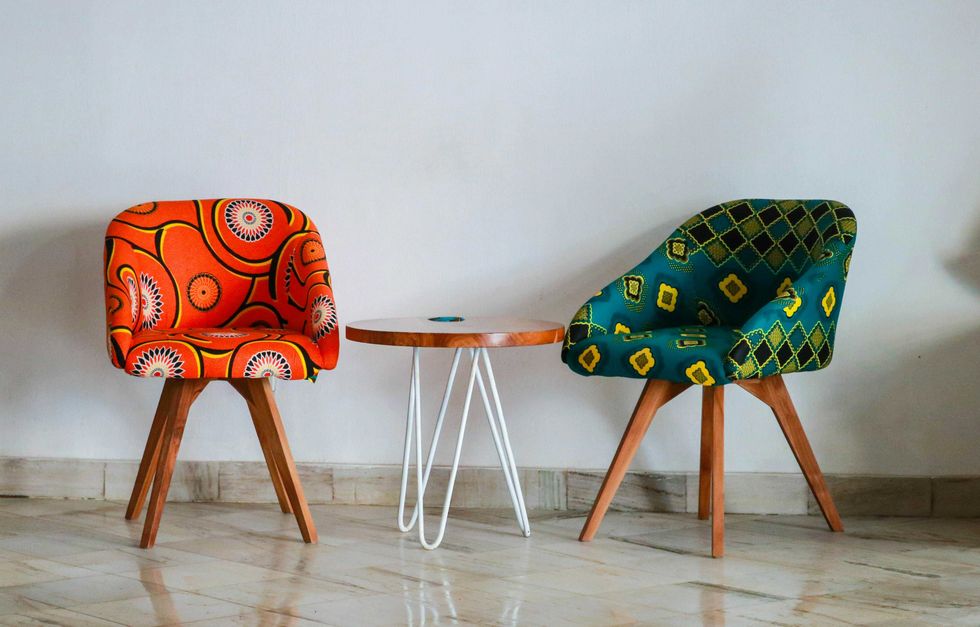 chairs, fabric, furniture, upholstery