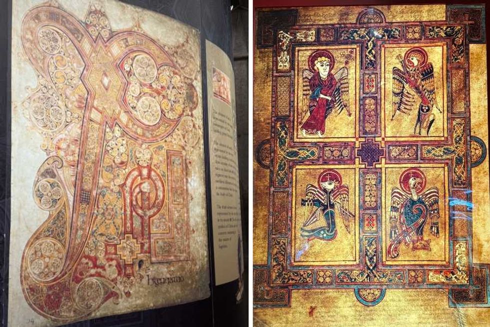 Someone stabbed a medieval biblical manuscript 20 times in the same spot, stumping historians