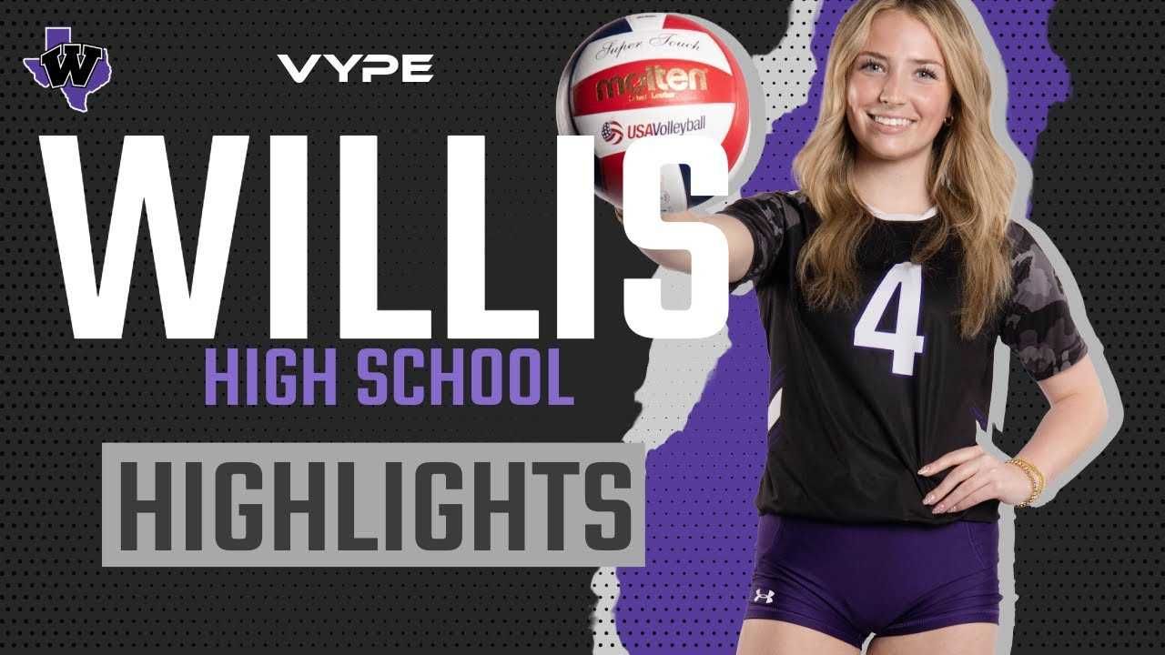VYPE Highlight | Willis Wildkats vs Oak Ridge War Eagles Volleyball