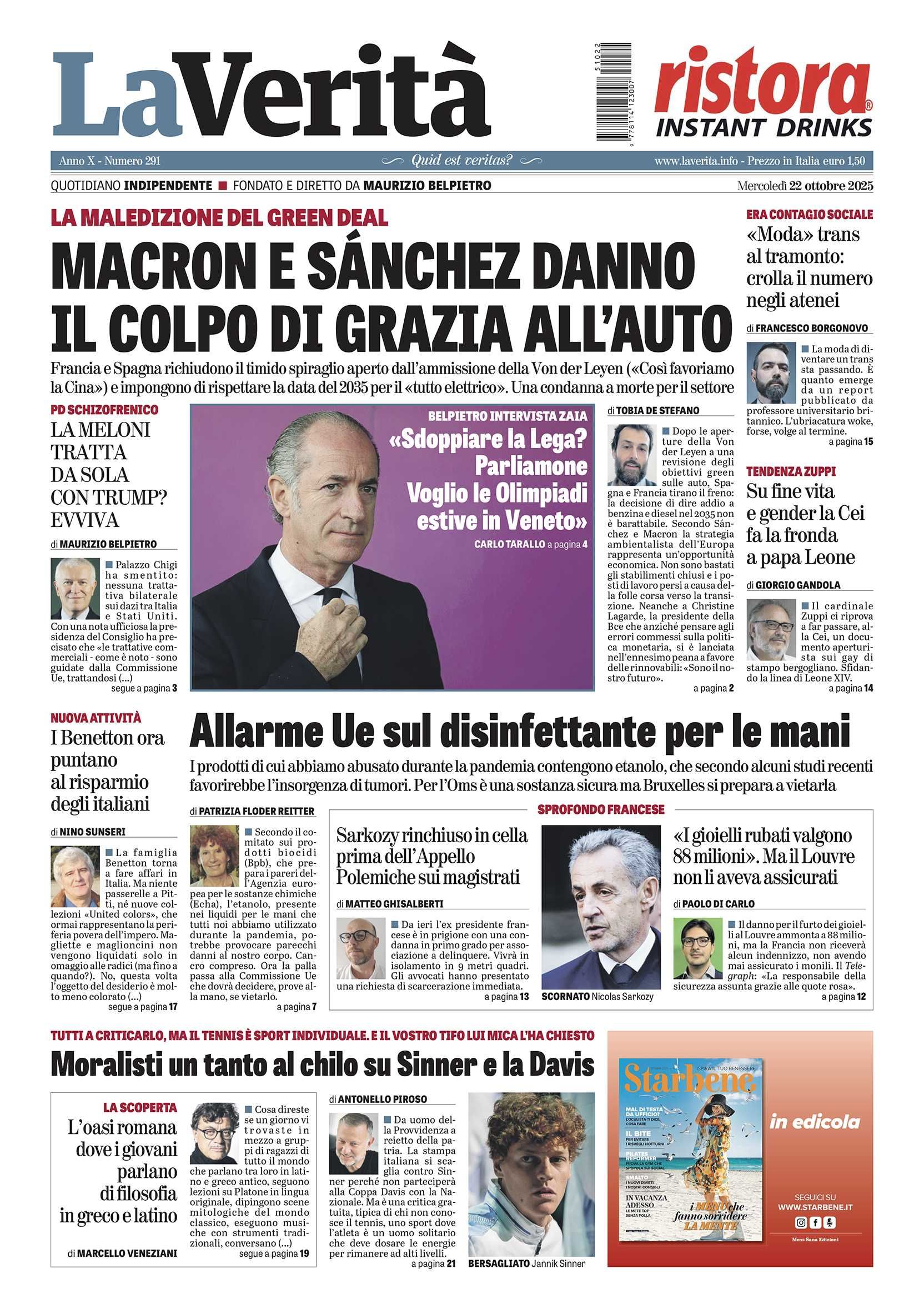 Oggi in edicola