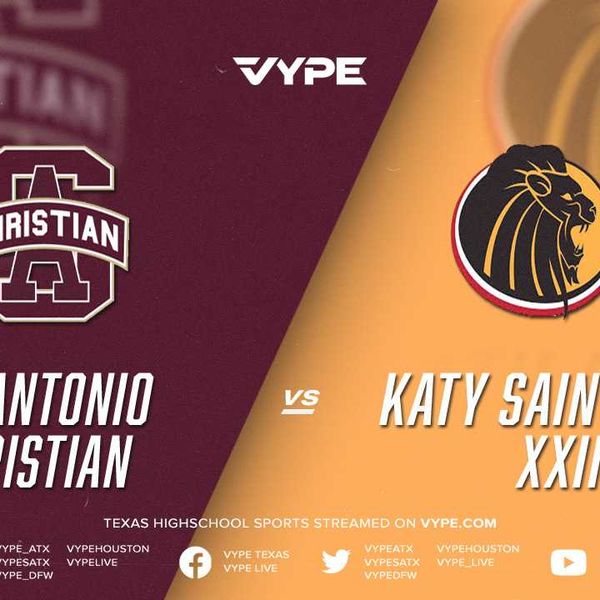 7PM - Football: San Antonio Christian vs. Katy St. John XXIII