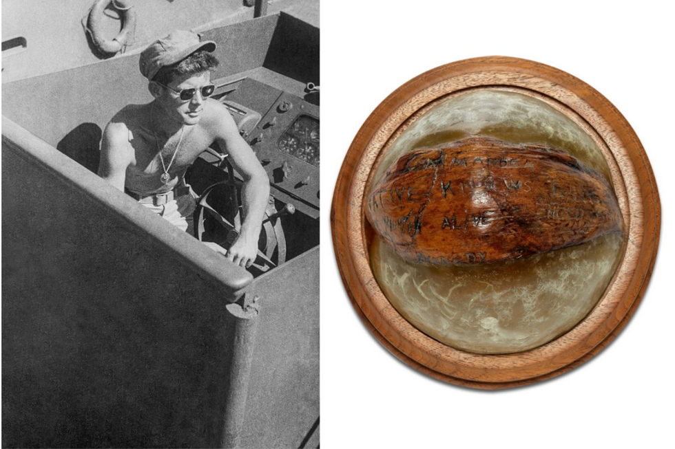 A coconut saved President John F. Kennedy's life during WWII, and the story is wild