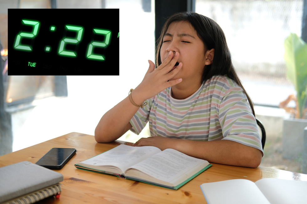 Mom accidentally sets timer instead of alarm and has whole family ready for school at 2 a.m.