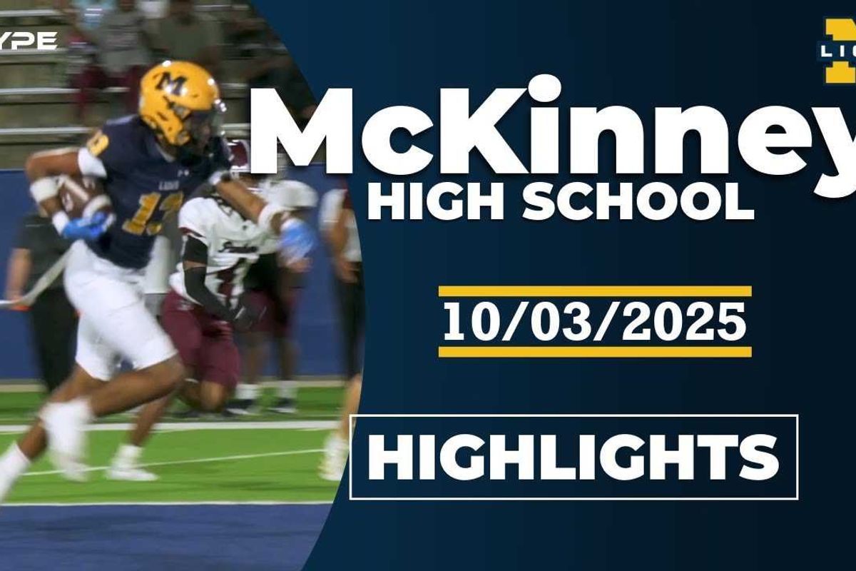 VYPE Highlight | McKinney Lions vs Princeton Panthers Football